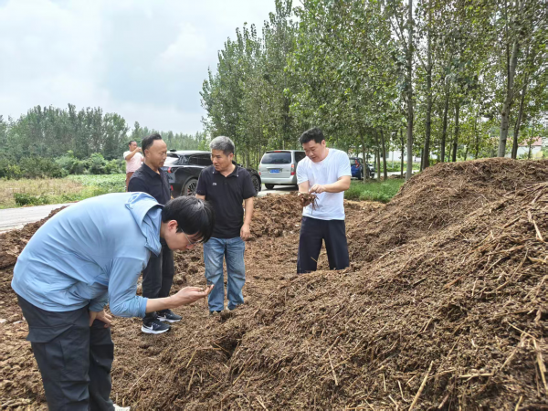 市农科院院长陪同宿州收购商考察我市赤松茸种植基地